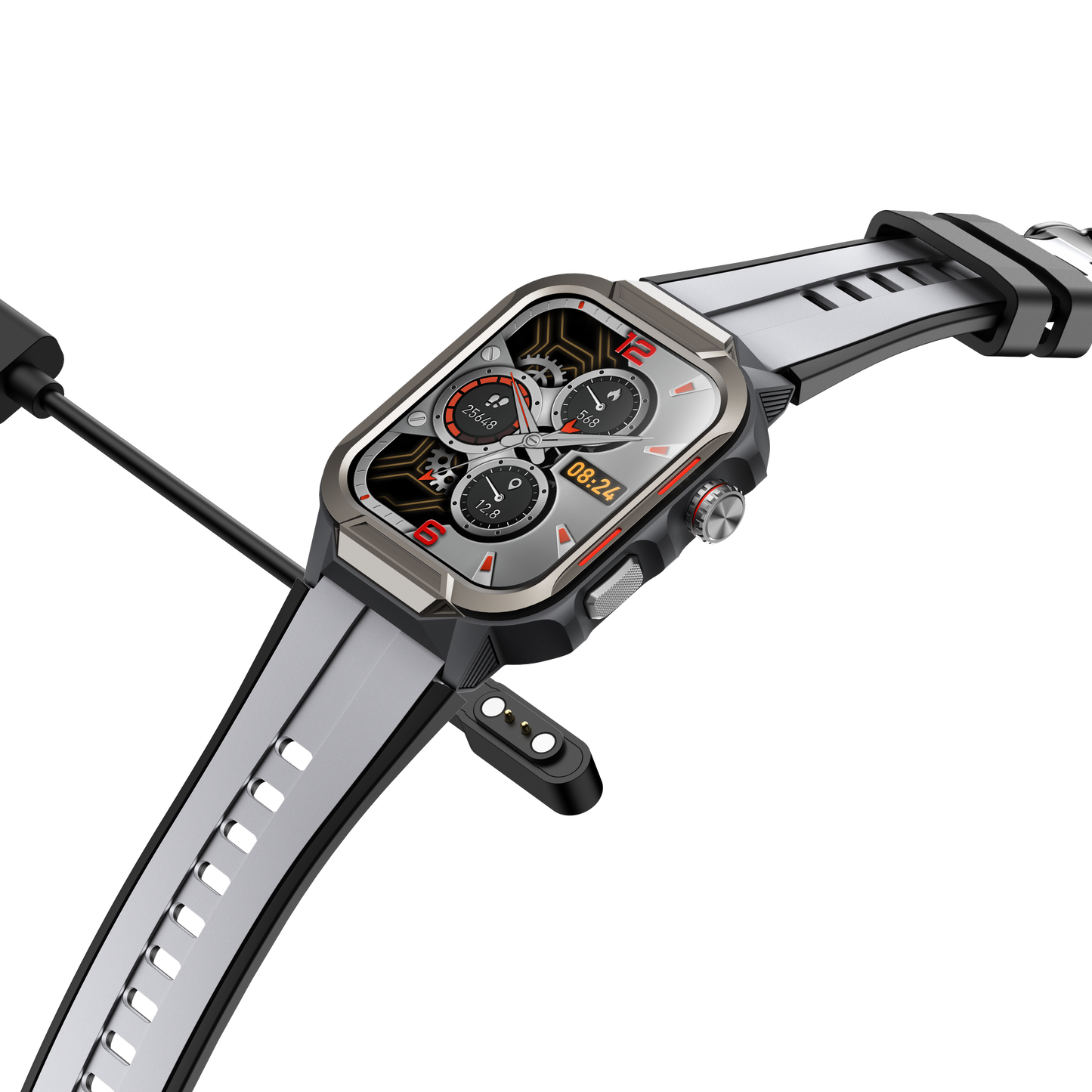 Smart Watch for Men 3ATM Waterproof Smartwatch 1.96 inch screen for Android and iOS Phones Fitness Tracker Watch with 100+ Sports Modes