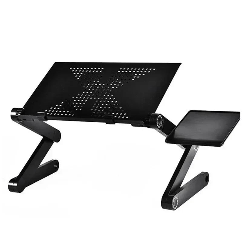 Adjustable Vented Laptop Stand - Foldable Desk for Office
